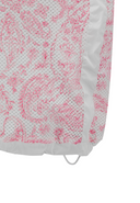 Women's Paisley Mesh T-Shirt - Hot Pink