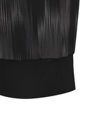 Women's Mosaic Back Zip T-Shirt - Black