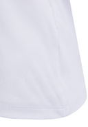 [Signature] Women's Mesh Hybrid Long T-Shirt - White