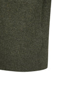Men's SP Cashmere Round Sweater - Khaki