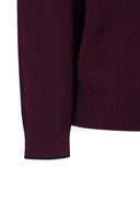 Men's SP Cashmere Round Sweater - Wine
