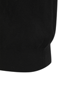 Men's Camo Jacquard Knit Vest - Black