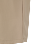 Men's Half Zip T - Shirt - Beige