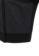 Women's Line Block Button Jacket - Black