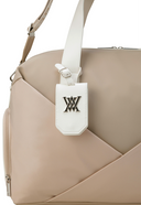Unisex Women Boston Bag - Beige