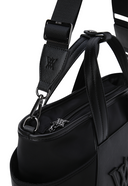 Unisex Two Tone Tote Bag - Black