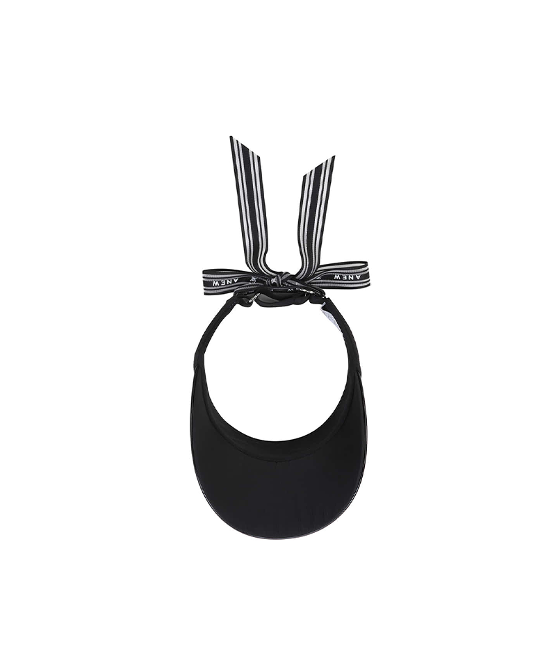 Women's Essential Ribbon Visor - Black – Anew Golf USA Women's Essential Ribbon Visor - Black – Anew Golf USA