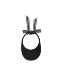 Women's Essential Ribbon Visor - Black