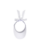 Women's Essential Ribbon Visor - White