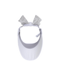 Women's Paisley Block Visor - White