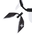 Women's Scarf Bonnet Visor - White