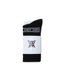 Women's Aqua Mesh Knee Socks - Black