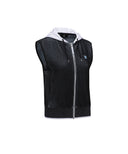 Women's Hoodie Sweater Vest - Navy