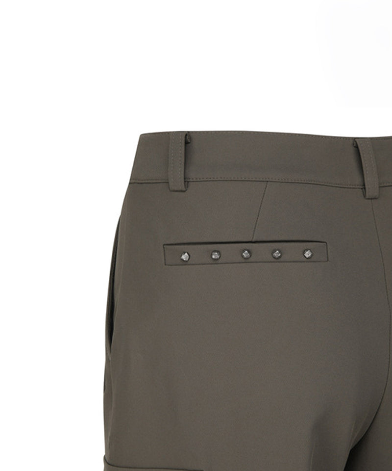 Women's Side Pocket Point Wide L/PT - Khaki