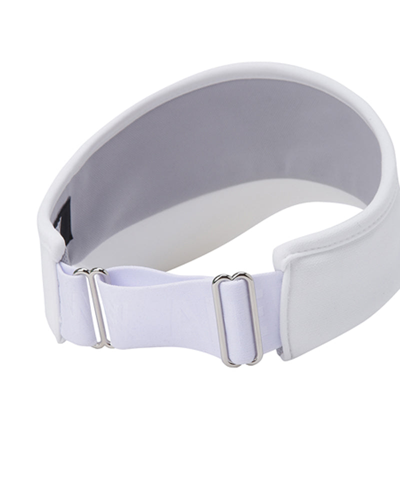 Women's Colorful Sun Visor - White