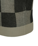 Men's Check Board Pullover - Khaki