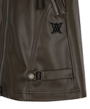 Women's Faux Leather A - Line SQ - Brown