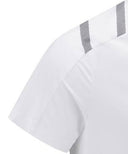 Men Ice Dots Logo Pattern Short T-Shirt - White