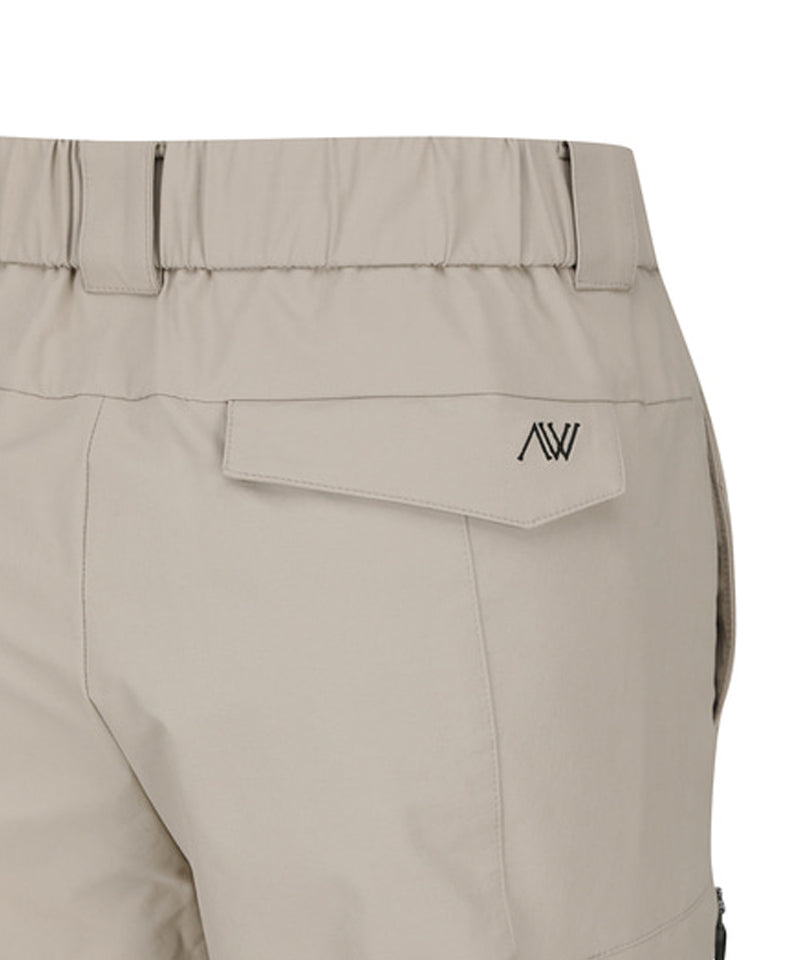 Men's Cargo Jogger Pants - Light Beige