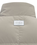 ANEW Golf Women's Gradiation Knit Down Hybrid Jacket - Dark Beige