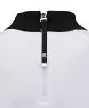 ANEW Golf Women's SM Mesh Patch Short Sleeve Sweater - White