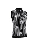 Women Rain Logo Sleeveless Sweater - Black