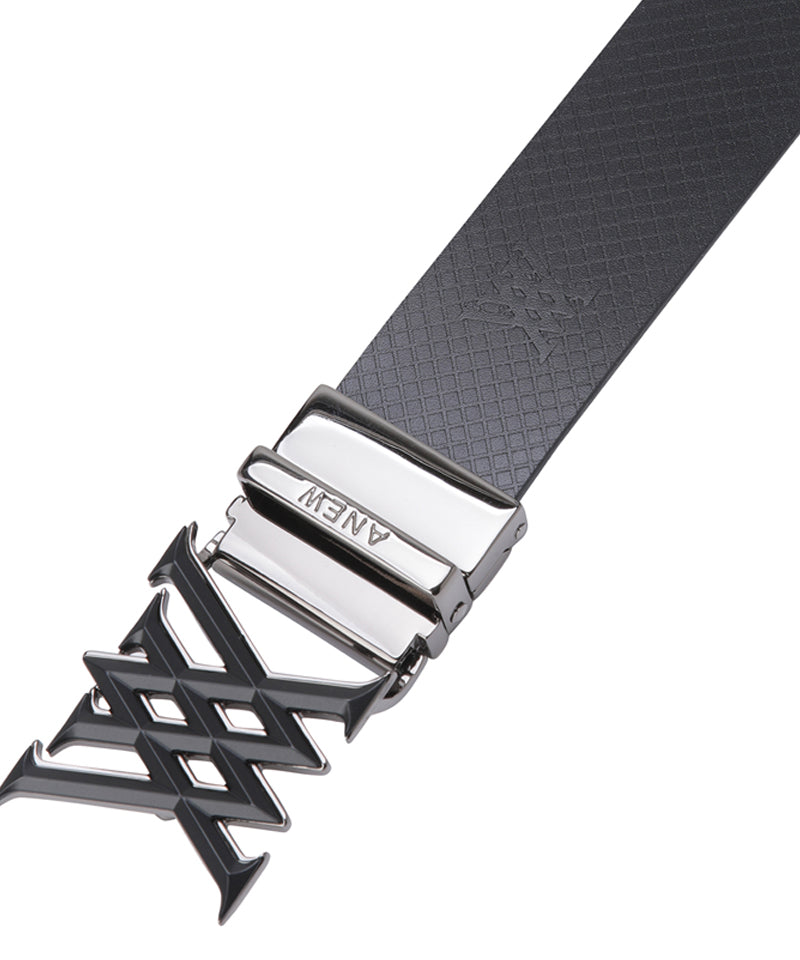 Men's Logo Point Reversible Belt - Black