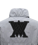 Women's Shirring Point MA-1 Jacket - Gray
