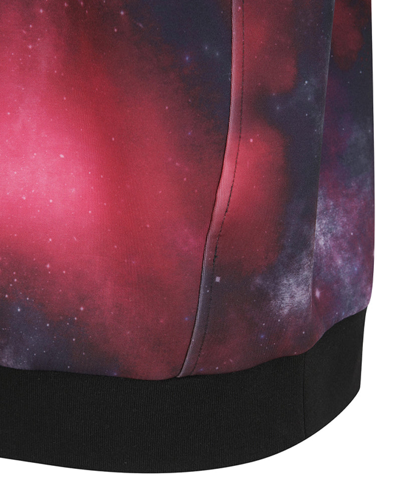 Anew Golf Men's SP Galaxy Pattern Sweatshirt - Red