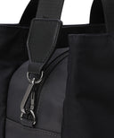 Uni Double Pocket Tote Bag - Black