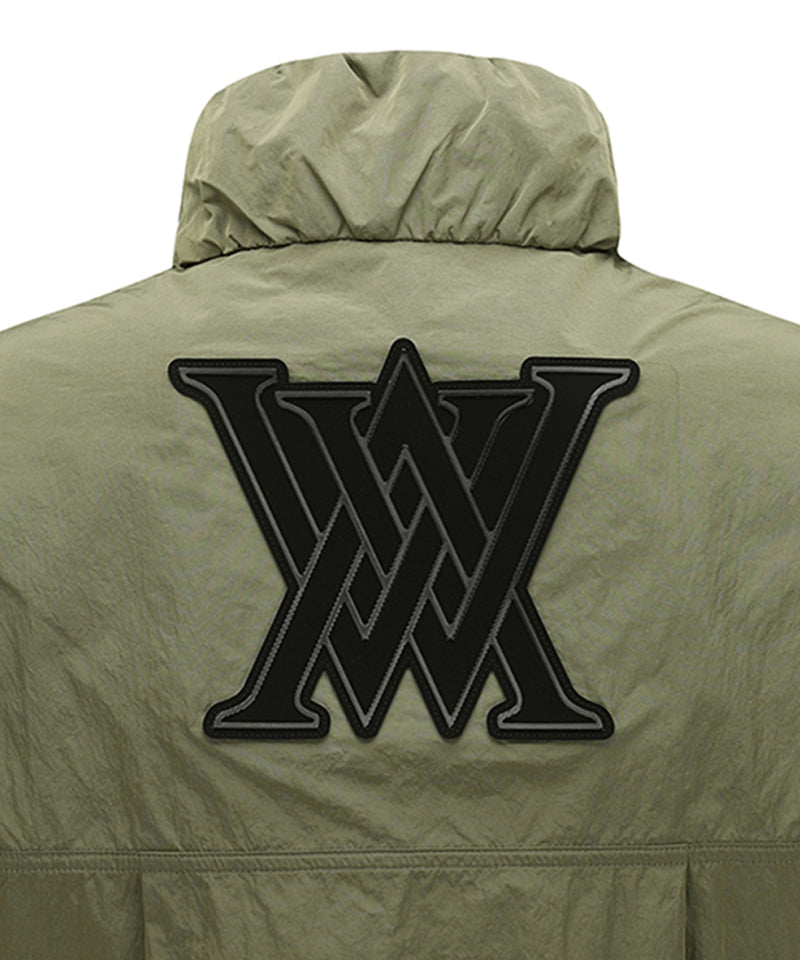 Women's Shirring Point MA-1 Jacket - Khaki