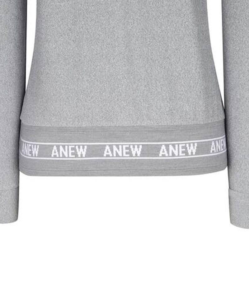 Women's Boucle Embo Logo L/TS - Mellange Gray