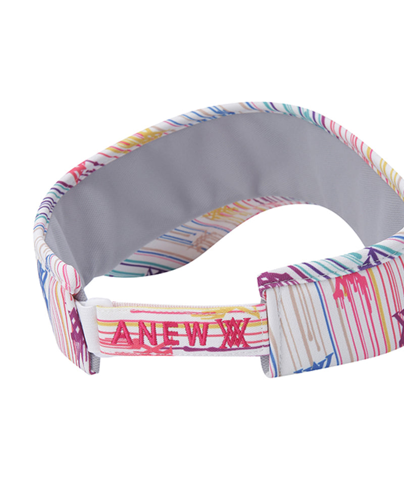 Unisex Color Pattern Visor - Multi