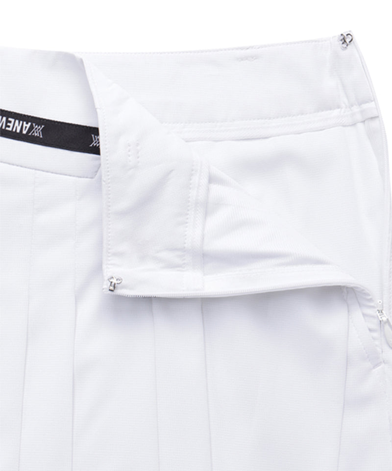 Anew Golf Women's SM Incision Pleated Half Pants - White
