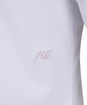 Women Camo Flage Point Short Shirt - White
