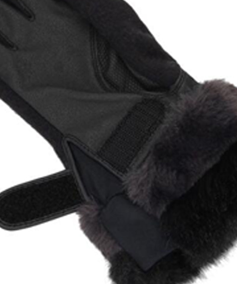 ANEW GOLF Women's  Furry Gloves - Black