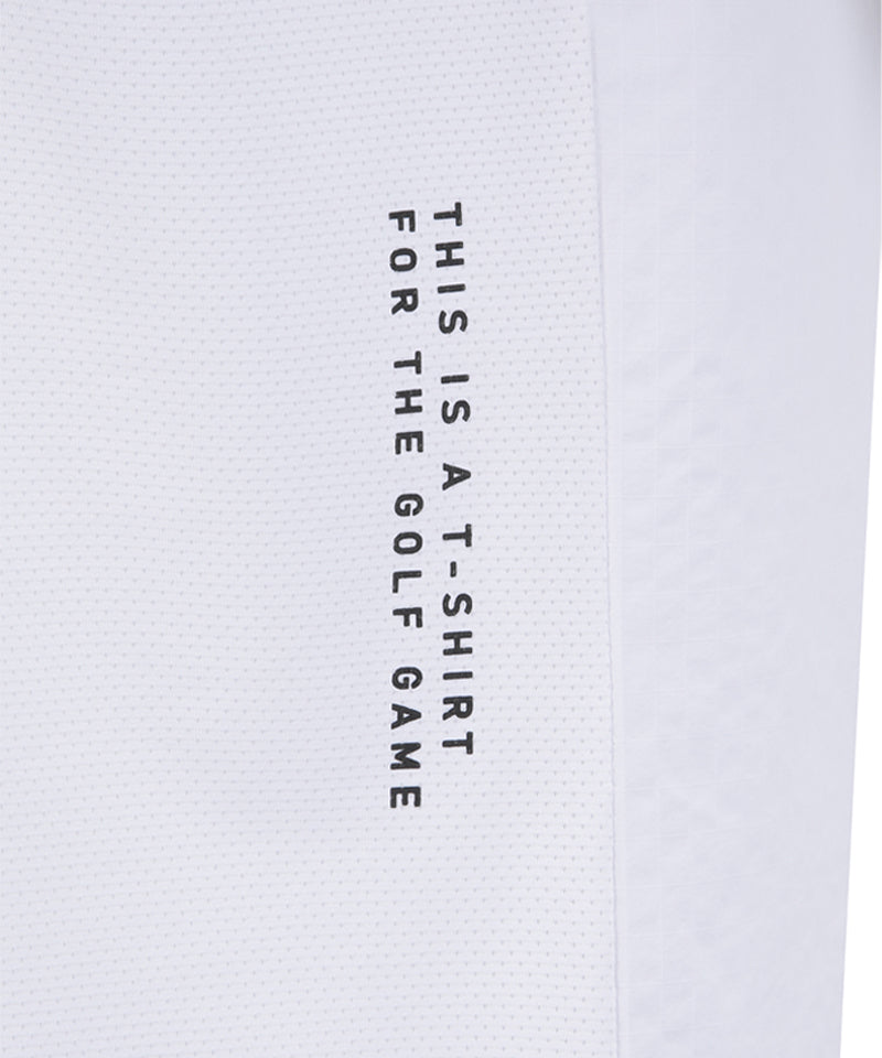 ANEW GOLF Men's SM Patch Pocket Short T-Shirt - White