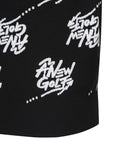 Men's Logo Pattern Jacquard Pullover - Black