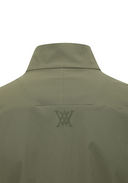Men's Asymmetric Short Sleeve Anorak - Khaki