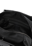 Uni Double Pocket Tote Bag - Black