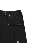 Women's Pleated Half Pants - Black