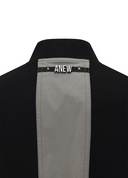 Women's Color Block Hooded Blouson Jacket - Grey