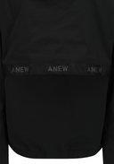 Women's Pattern Mix Hooded Jacket - Black