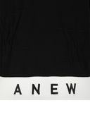 Women's Logo Pattern Turtleneck Sweater - Black