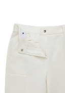 Women's Slit Boot Cut Pants - Ivory