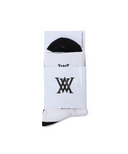 Women's Two Way Middle Socks - White