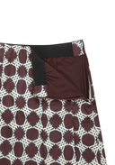 Women's Seasonal Pattern Skirt - Brown