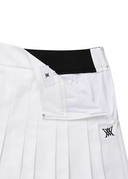Women's Double Pleats Skirts - White