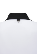 Women's Contrast Collar T-Shirt - Off White