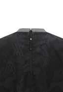 Women's Camo Pattern Layered T-Shirt - Black